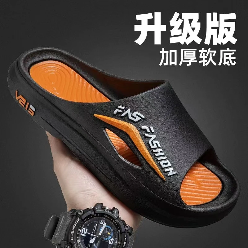 运动拖鞋男士夏天休闲耐磨夏季网红潮流防滑厚底时尚外穿沙滩男款