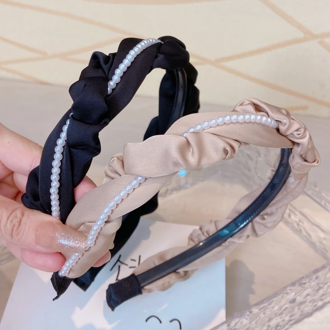 带齿设计师款定制发箍百搭夏天外出网红小香风