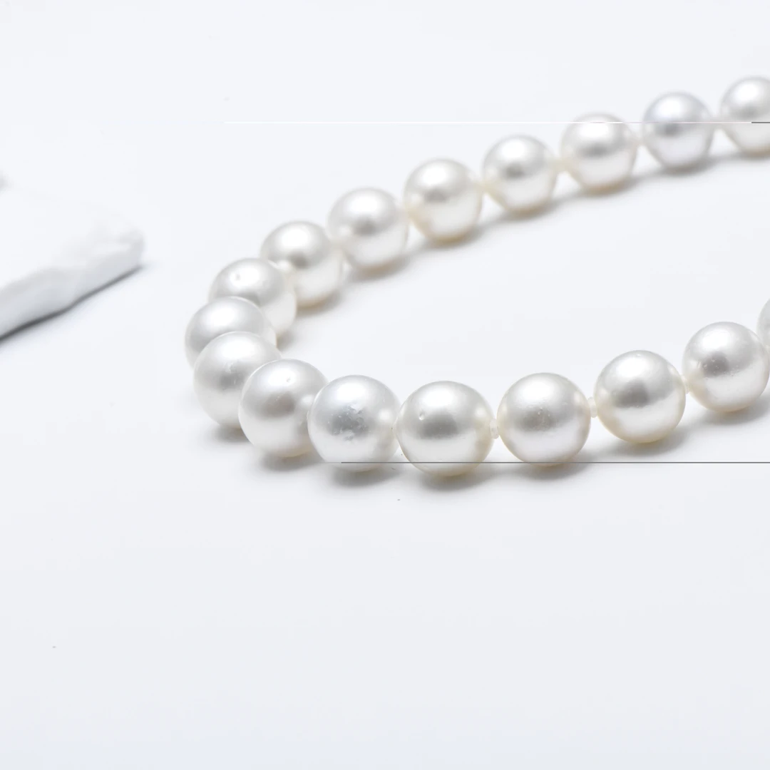 【钱妈妈真选店】WA23 海水澳白珍珠项链 10-12mm 多样性发一 SS