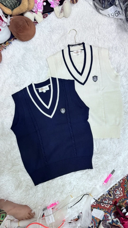 Vintage古着秋冬日系洋气复古精品毛衣