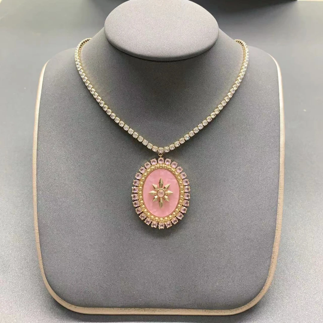 铜合金项链 4803【极光之恋】轻奢项链