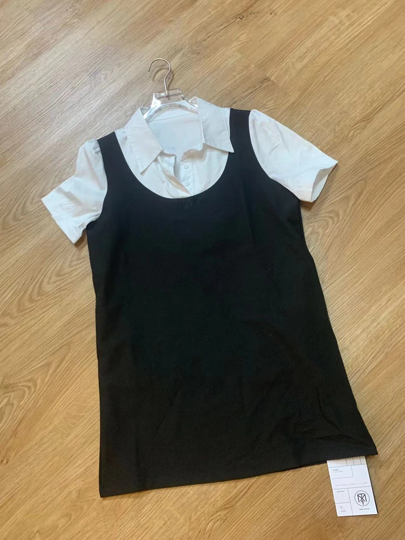 NANAKIKI夏季百搭休闲时尚气质连衣裙9742