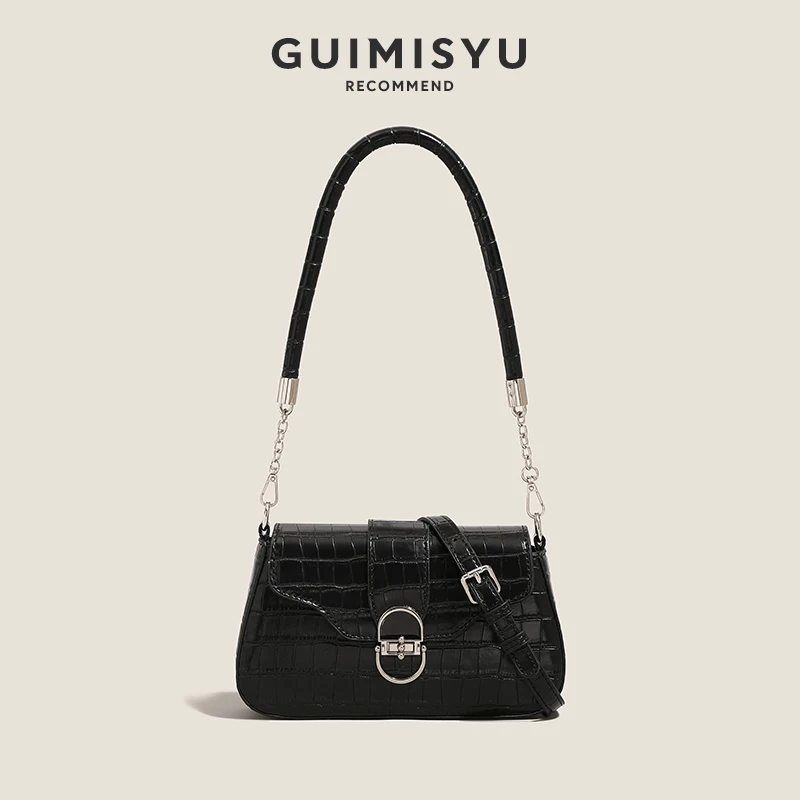 纳兰女包2025新款小众高级感腋下法棍包流行百搭单肩手提包斜挎包