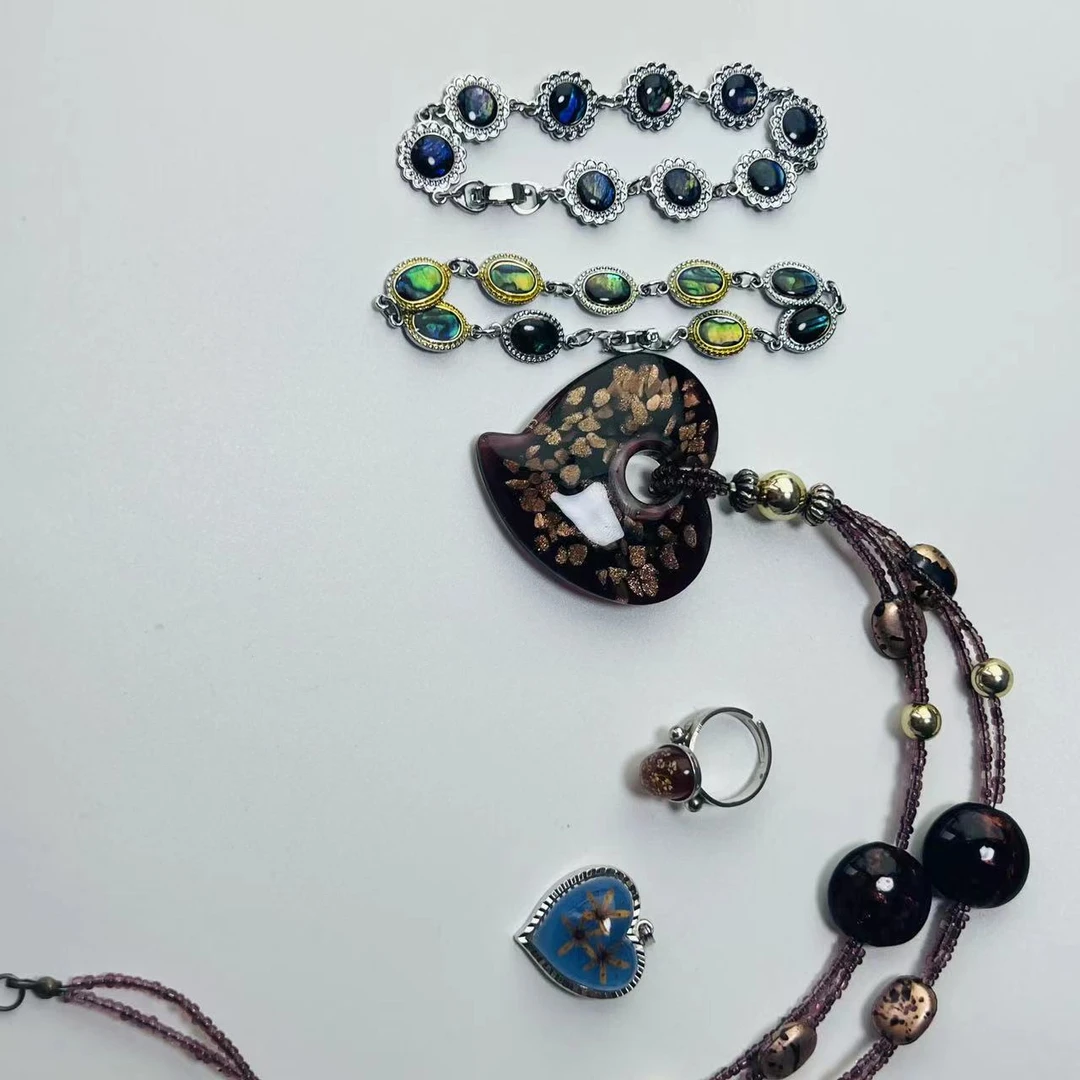 非金属树脂项链 海外中古非金属项链