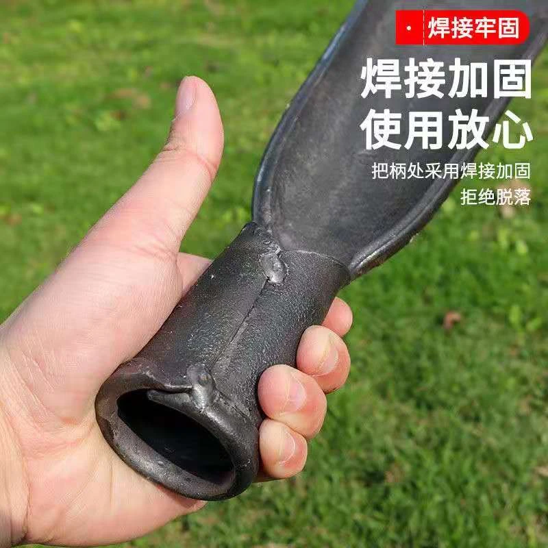 妙创锻打锰钢加厚洛阳铲铲子锰钢洛阳铲铁铲户外工具挖土挖土铲子