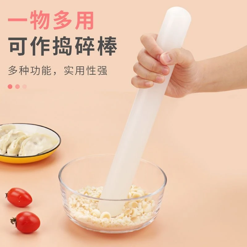 【送切面板】擀面杖家用烘培滚轴不粘饺子皮神器压皮赶面棒棍子