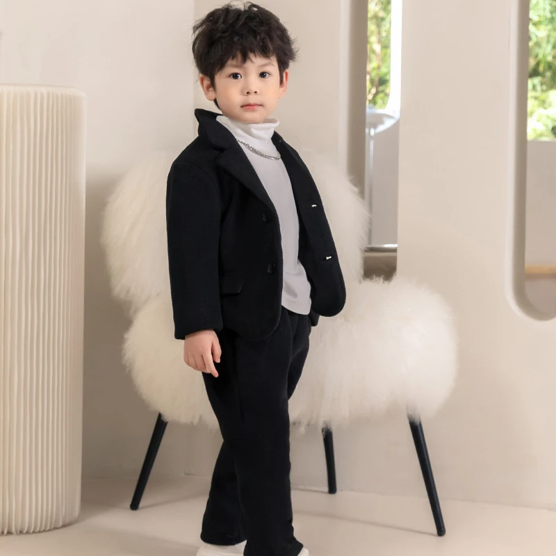 21650黑色妮子西装套装