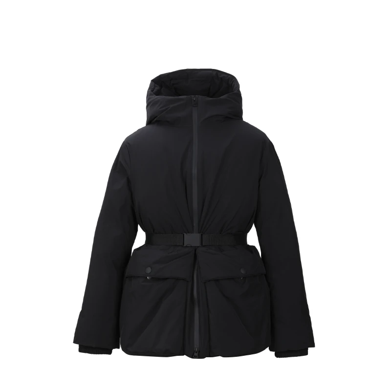 【青元子专属】时尚设计感宽松百搭收腰鹅绒服-8008