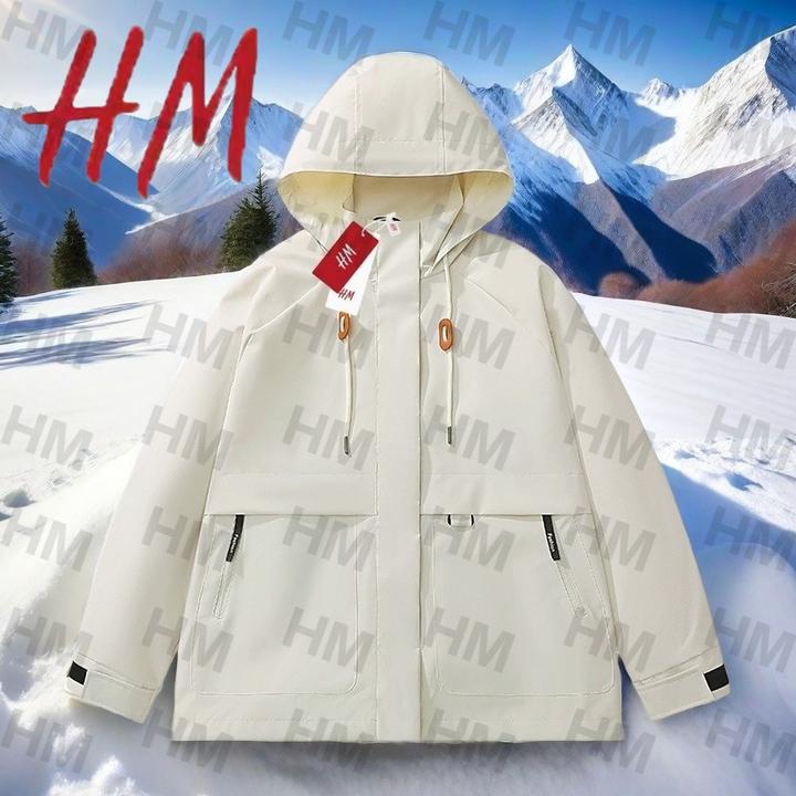 HM【玫瑰同款冲锋衣】保暖冲锋衣户外三合一外套情侣夹克登山服