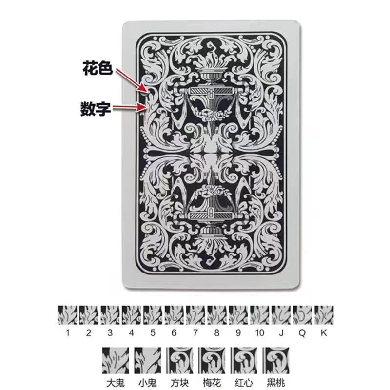 高质量魔术密码卡片9888【送图解】包教会【支持定制】