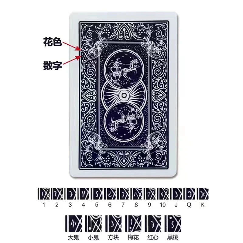 高质量魔术密码卡片8845【送图解】包教会【支持定制】