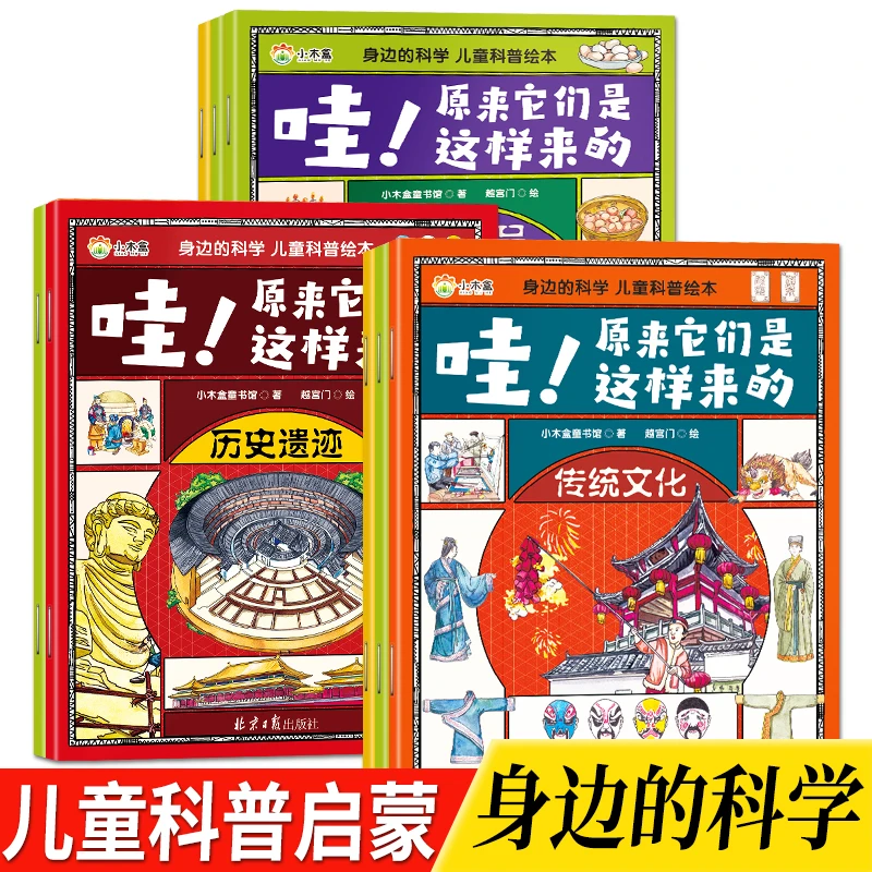 哇！原来它们是这样来的3-8岁儿童科普百科绘本图画身边的科学书