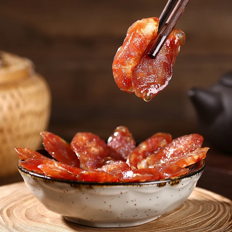 钤山烟熏香肠咸香肉肠天然手工猪肠衣腊味正宗土特产美味营养健康