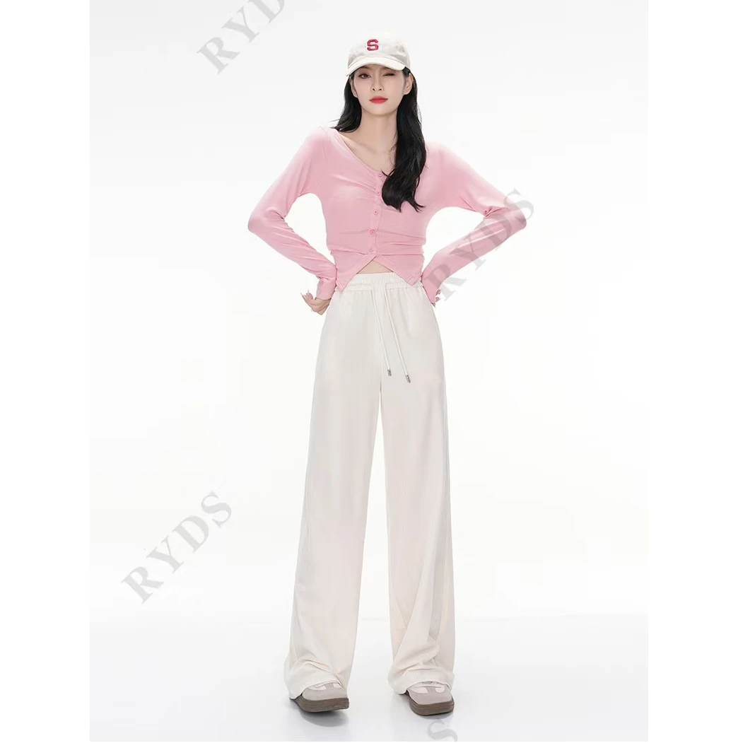 ZY2024秋冬马尔丝绒时尚百搭垂感裤7313阔腿裤