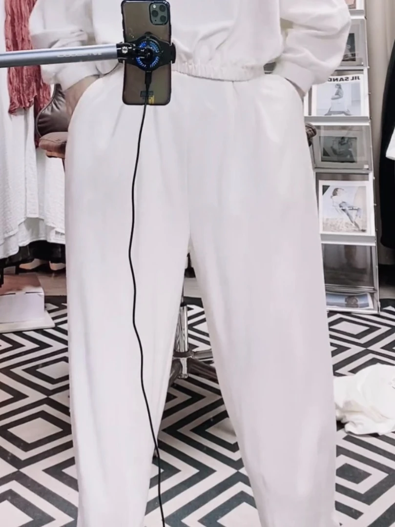 慵懒宽松简约风卫衣套装山本裤（裤长98）秋冬款