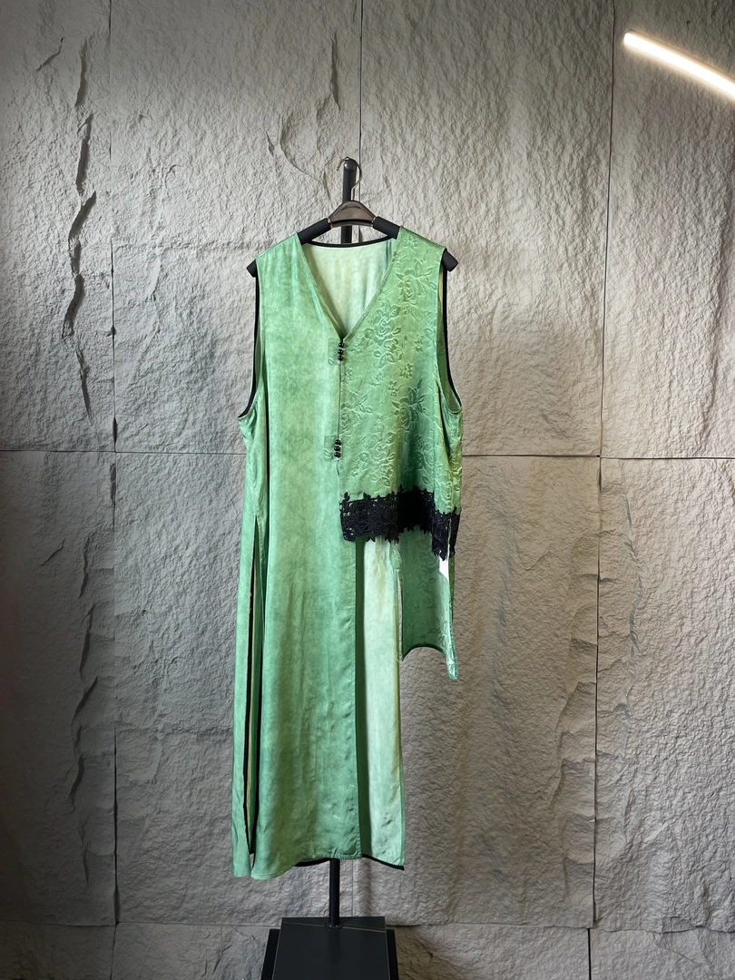 永99189-绿色 气质个性时尚设计师百搭马甲189