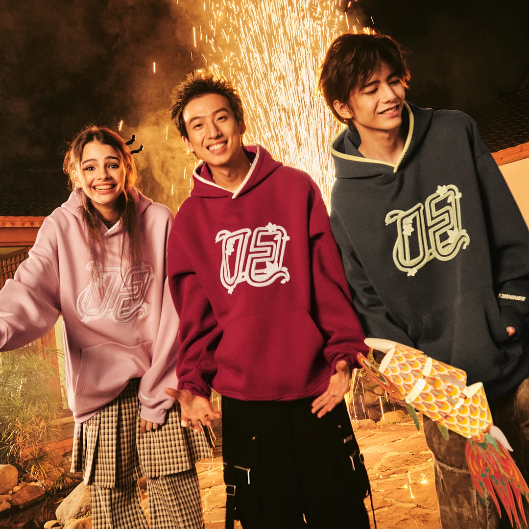 魏子宸同款乙巳蛇年贺岁款加绒卫衣男女情侣装春秋重磅新年外套