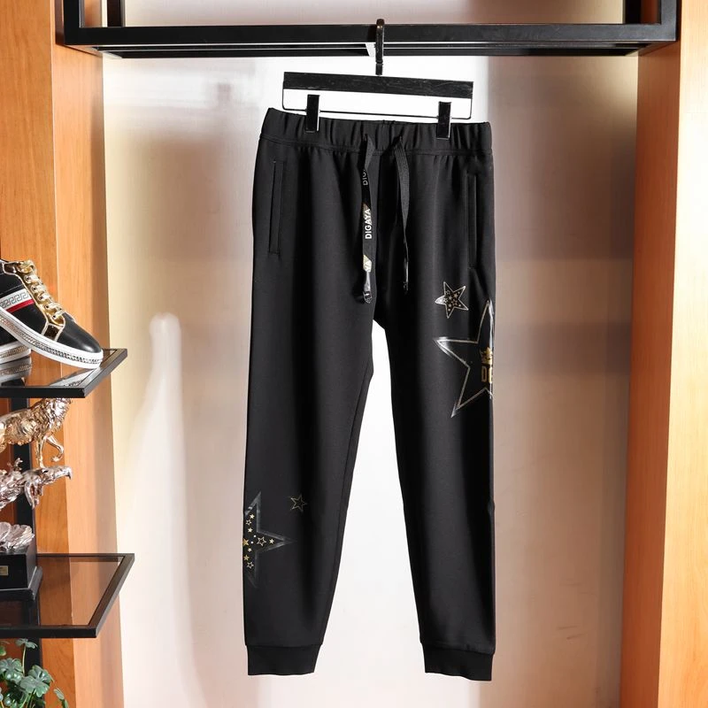 青年男秋冬常规款舒适修身休闲裤6168