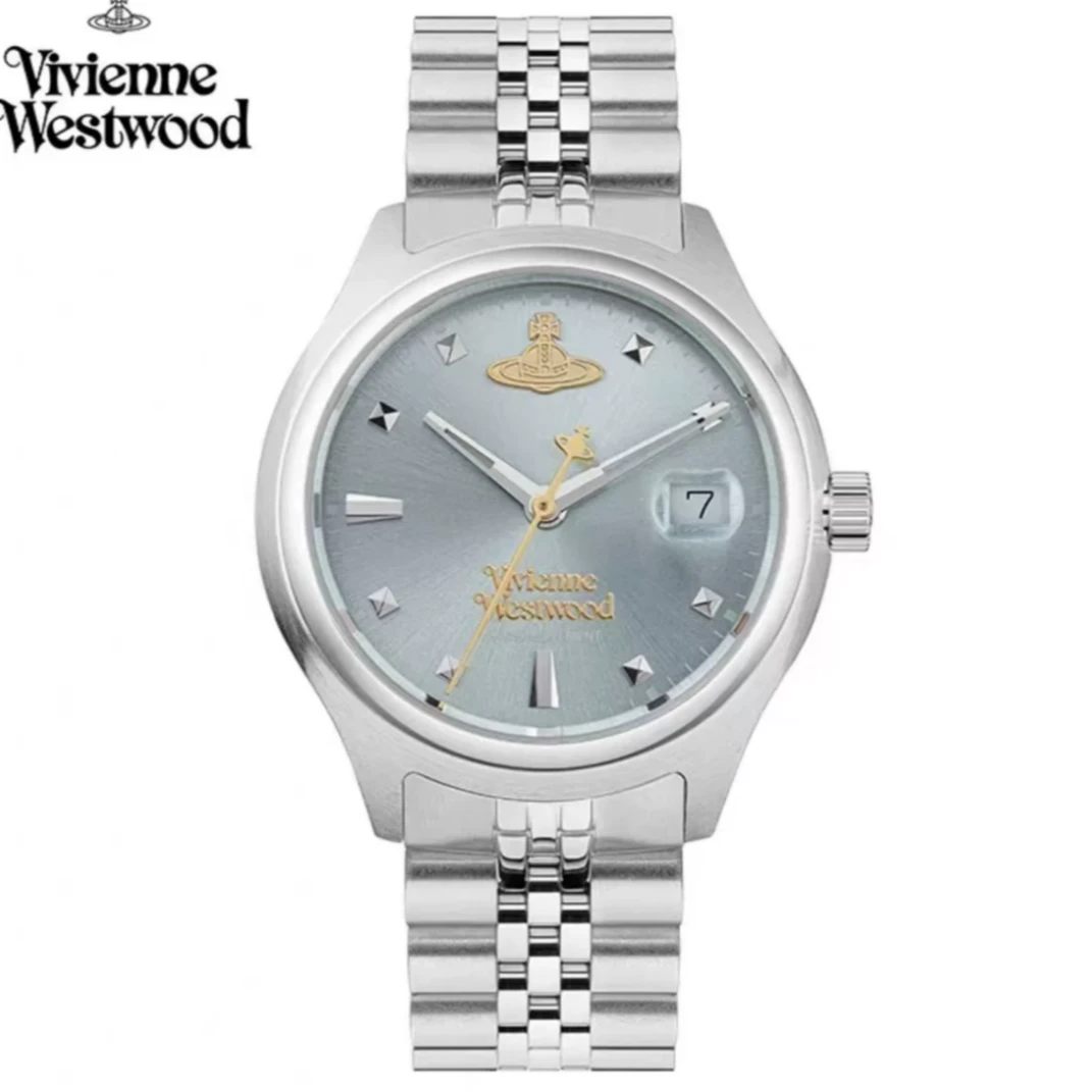 vivienne westwood/西太后小号碎冰蓝女士手腕表