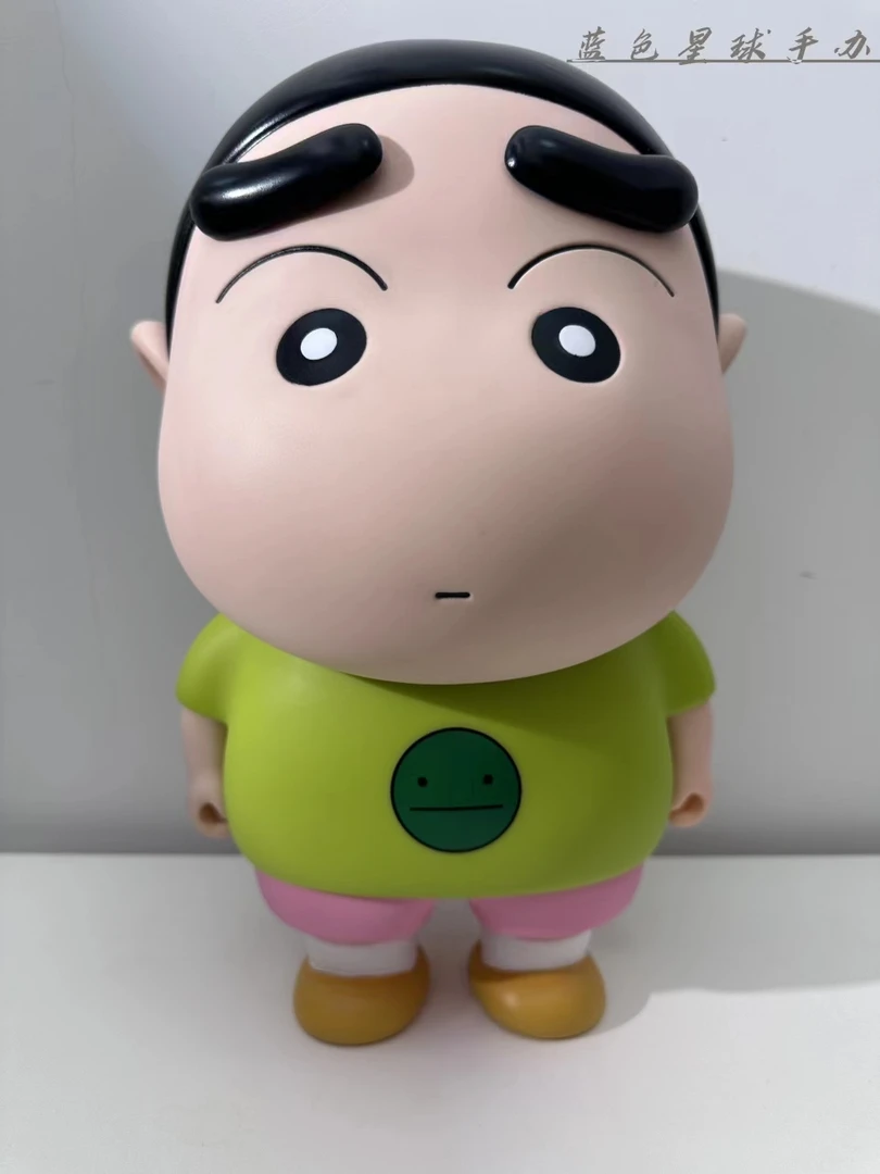 蜡笔小新皱眉可怜兮兮小新 眉毛磁吸可动潮玩礼物搪胶手办约35cm