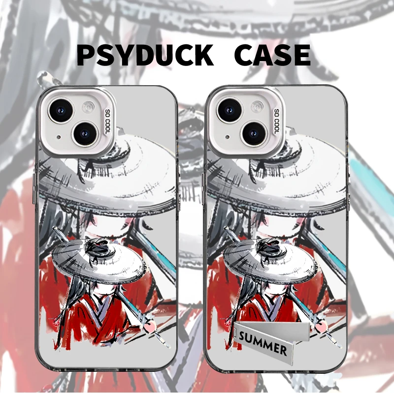 适用苹果16华为小米14江湖剑客彩银创意动漫网红小众防摔手机壳