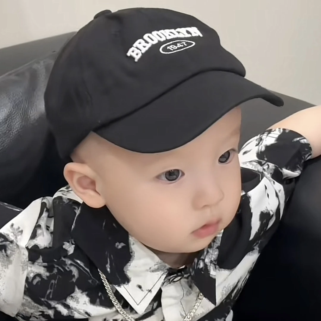 夏款防晒帽百搭鸭舌帽休闲儿童棒球帽宝宝帽子球帽遮阳春款夏季