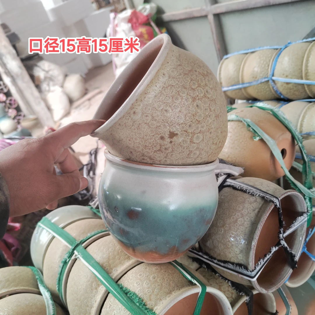 多肉万能罐复古粗陶绿植花盆个性