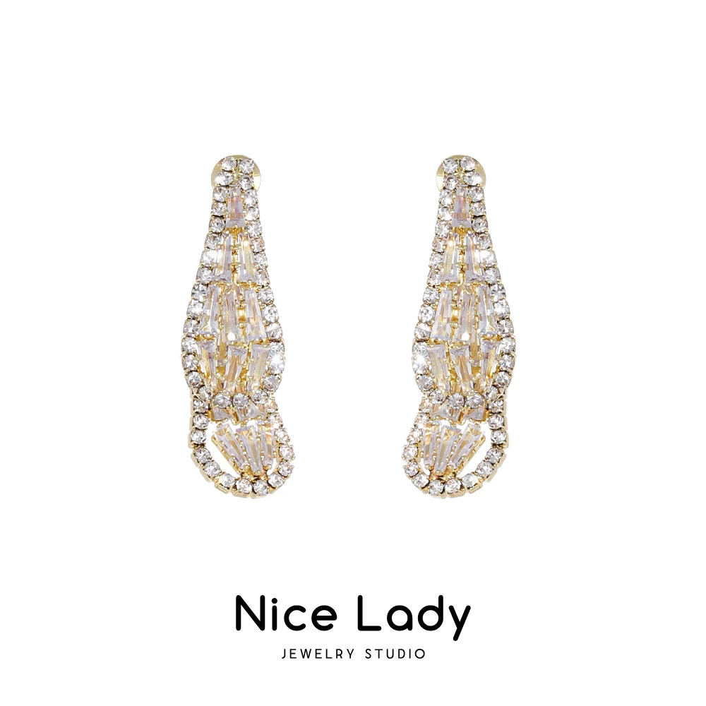 铜合金耳饰 气质耳环小众设计轻奢高级感耳饰PT0066