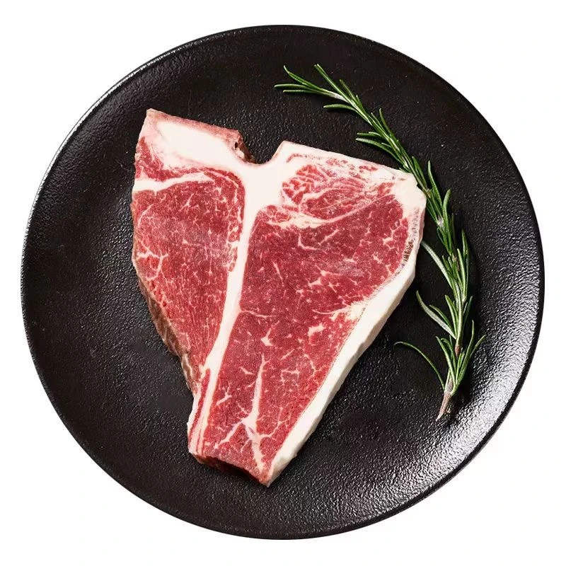 原切谷饲T骨牛排 1500g 澳洲进口安格斯带骨精品（现拍现切）