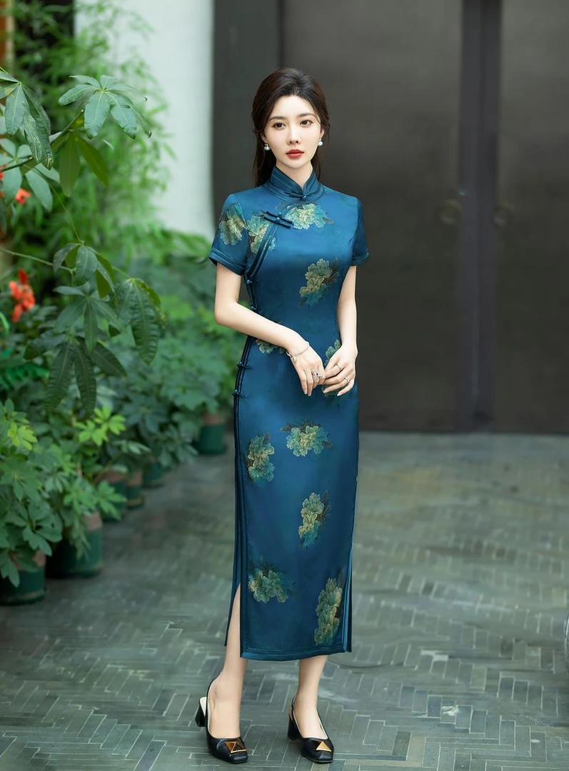 【喜莱舫】高端原创苏派手工旗袍3256