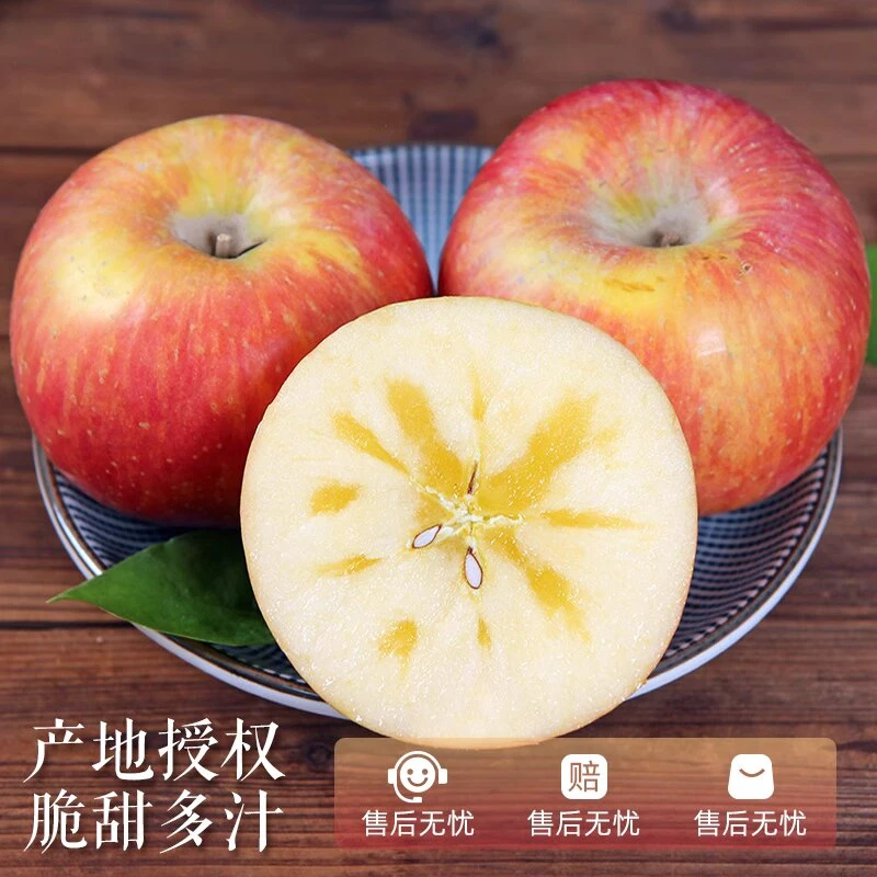 【手提箱装10斤装】正宗新疆阿克苏糖心苹果当季现摘（坏果包赔）