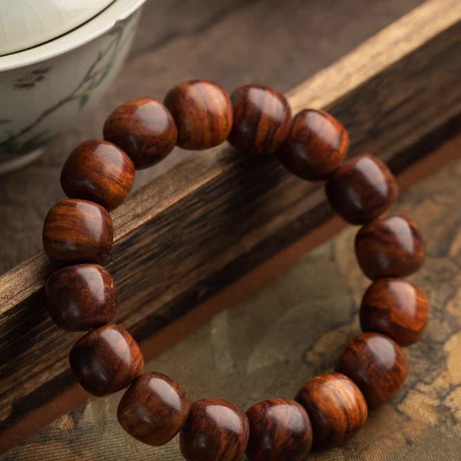 【直播推荐】花梨桶珠单圈一件