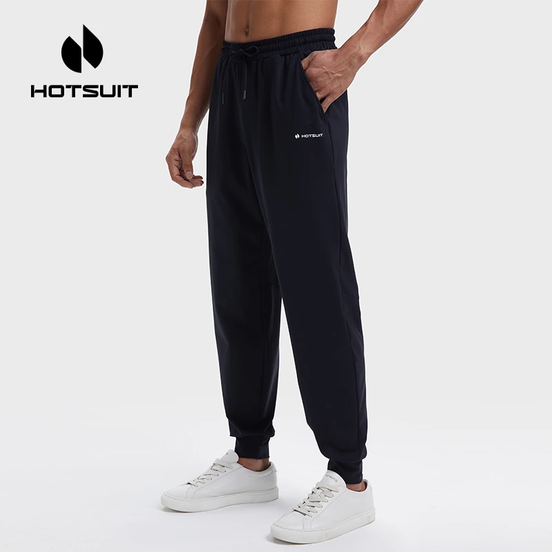 HOTSUIT/后秀男款针织运动裤夏季新款透气百搭休闲束脚户外通勤裤