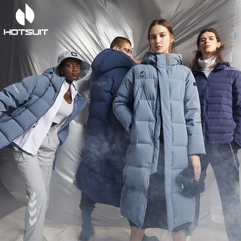HOTSUIT/后秀中长款羽绒服女子秋冬户外运动休闲防寒保暖加厚外套
