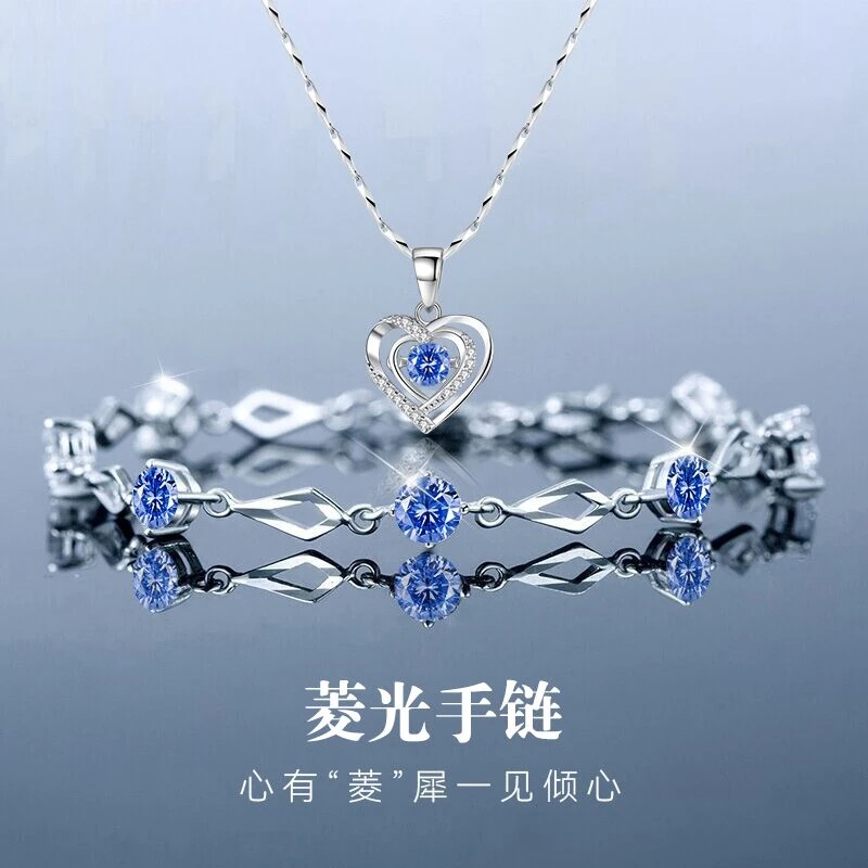 足银手链 999纯银手链女款轻奢七夕情人节生日礼物送女朋友送老婆