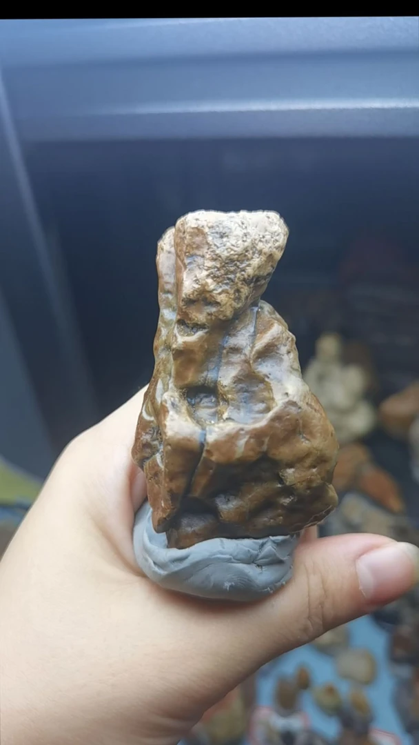 天然原石，戈壁石，人物象形石家居摆件，手把件，可爱造型摆件