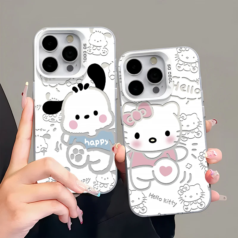 抬腿凯蒂猫iphone15苹果元气壳vivo华为oppo小米情侣