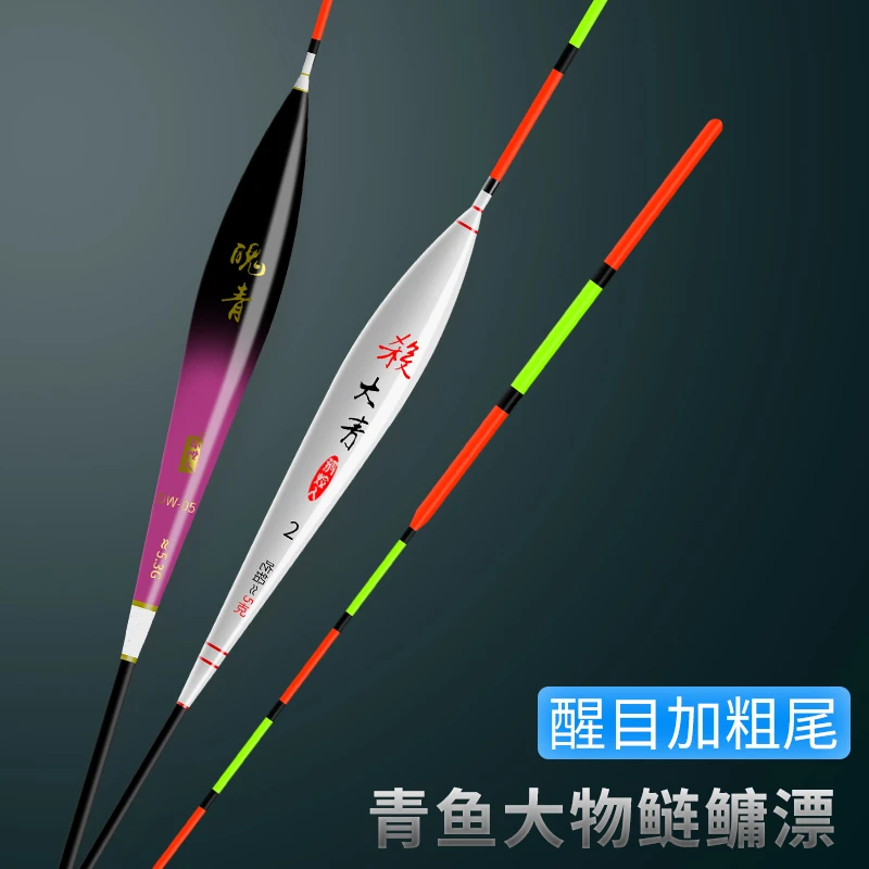 青鱼珠珠专用漂黑坑行程大物漂超醒目加粗防爆顶打浮接口纳米浮漂