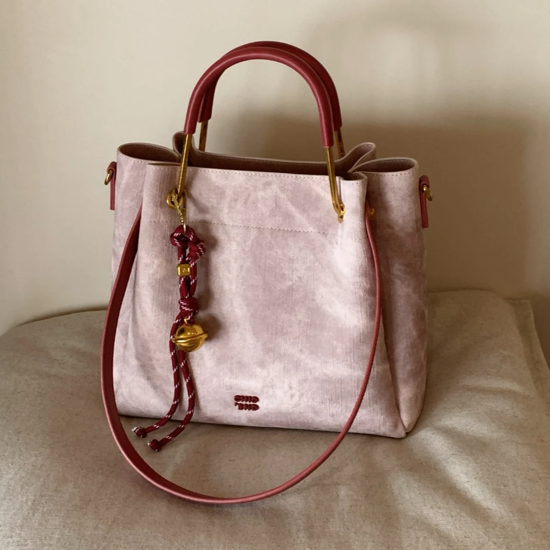 南风Chio2nd 托特包包女粉色手提包四季通勤单肩