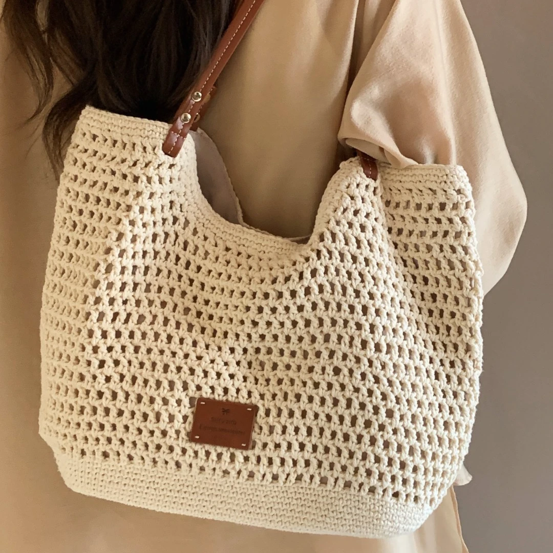 南风Chio2nd 编织托特包包女 2025新款夏天大容量单肩包