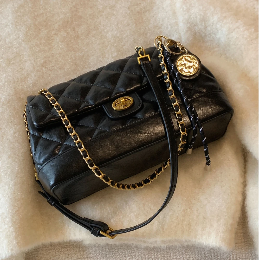 南风×Chio2nd 菱格包包女2025新款通勤女包链条单