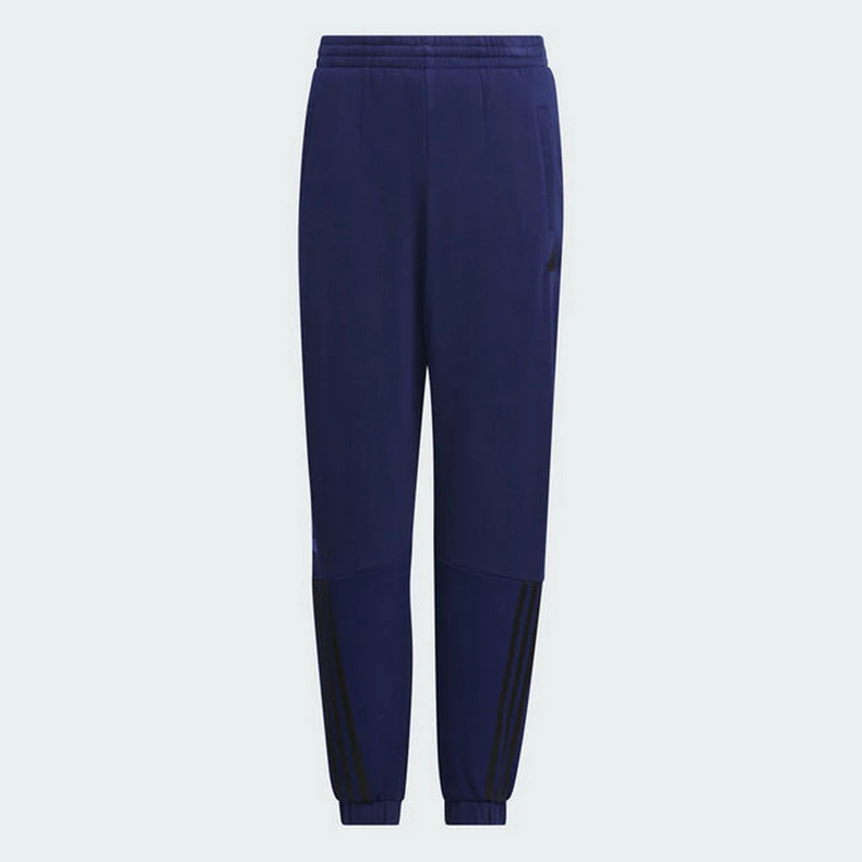 adidas/阿迪达斯24冬中大童长裤宽松直筒训练运动裤（加绒）JI6160