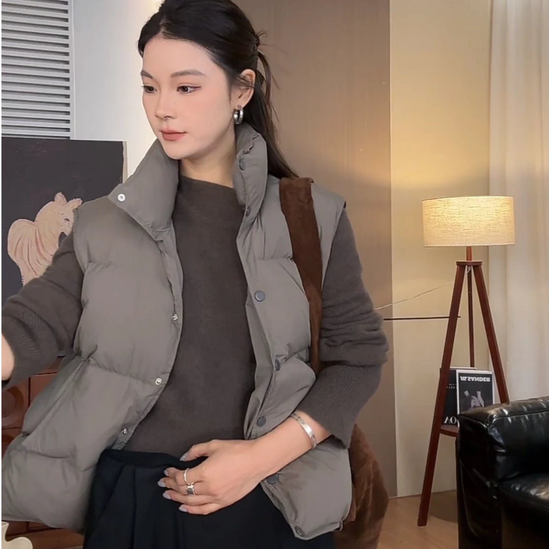 MAR  马甲女短款2024新秋冬韩版宽松休闲马甲外套MAR008