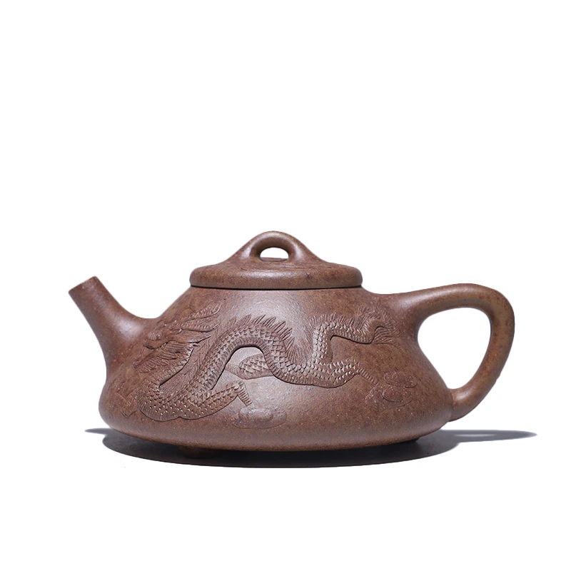DJY5227[学茶严选]庄勤英龙腾盛世石瓢150ml紫砂壶