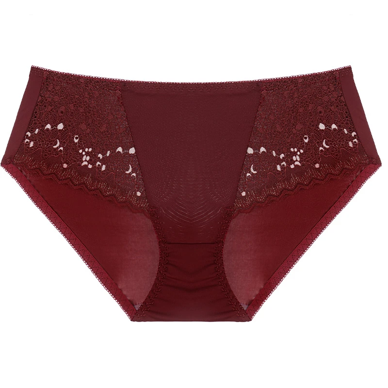 SDIBANNY/圣迪班尼超爱 女士内裤无痕高腰蕾丝性感内裤B3054