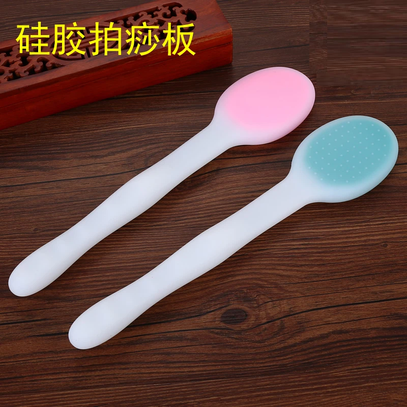 硅胶拍痧板按摩捶养生经络拍捶腿捶背器拍打棒家用软拍拍棒全身