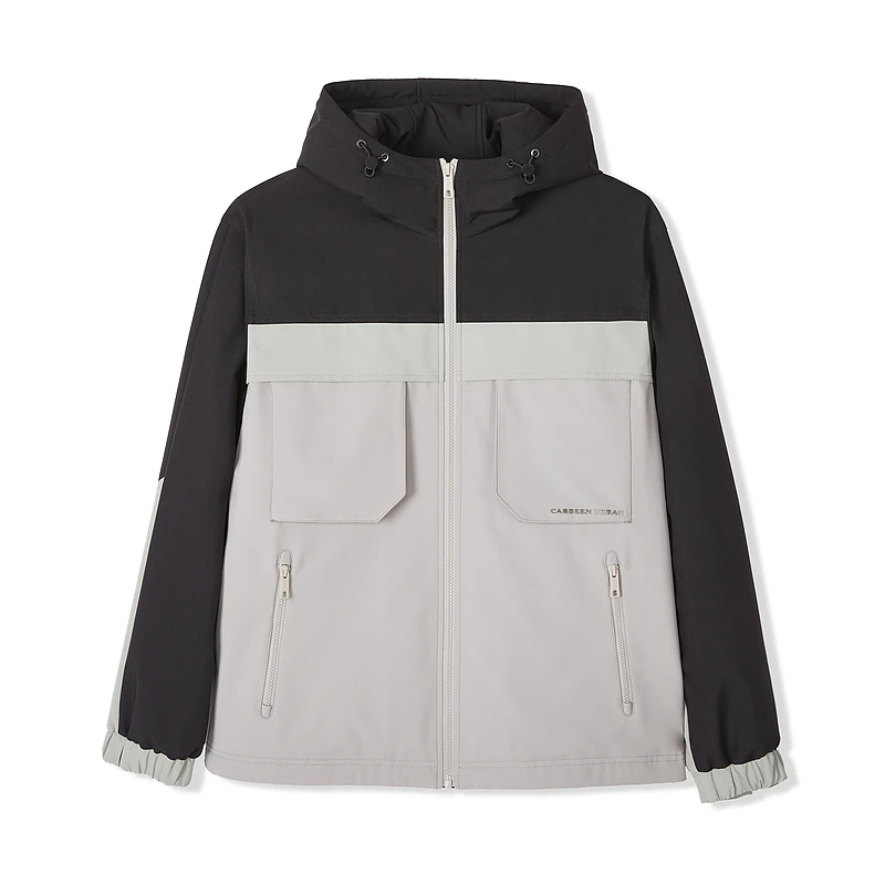 卡宾都市男装工装棉衣秋冬新款拼接宽松保暖防风外套夹克