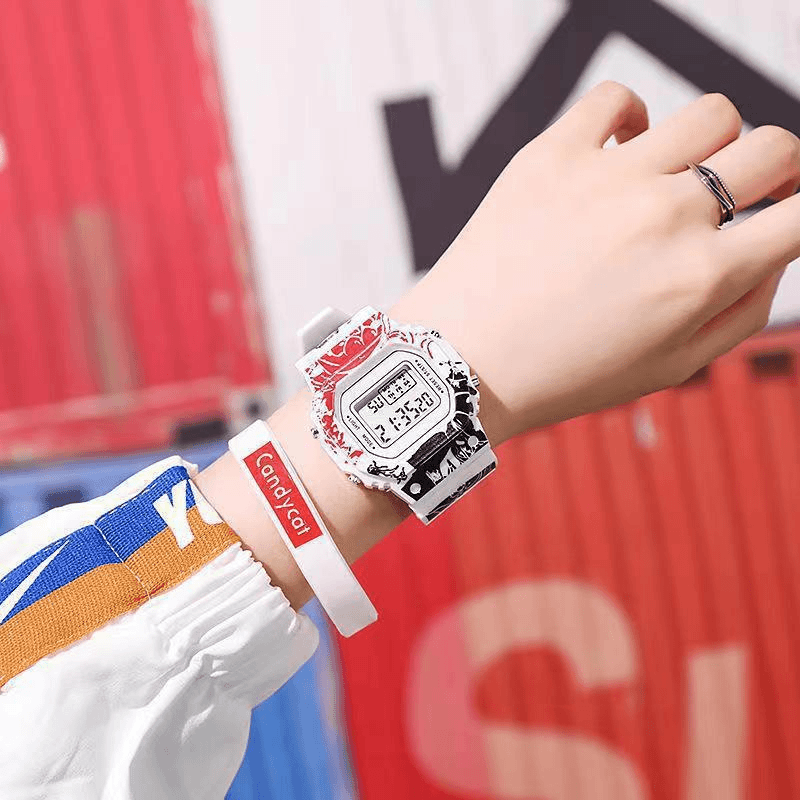 【粉丝专属】海贼王儿童装饰手表卡通电子手表