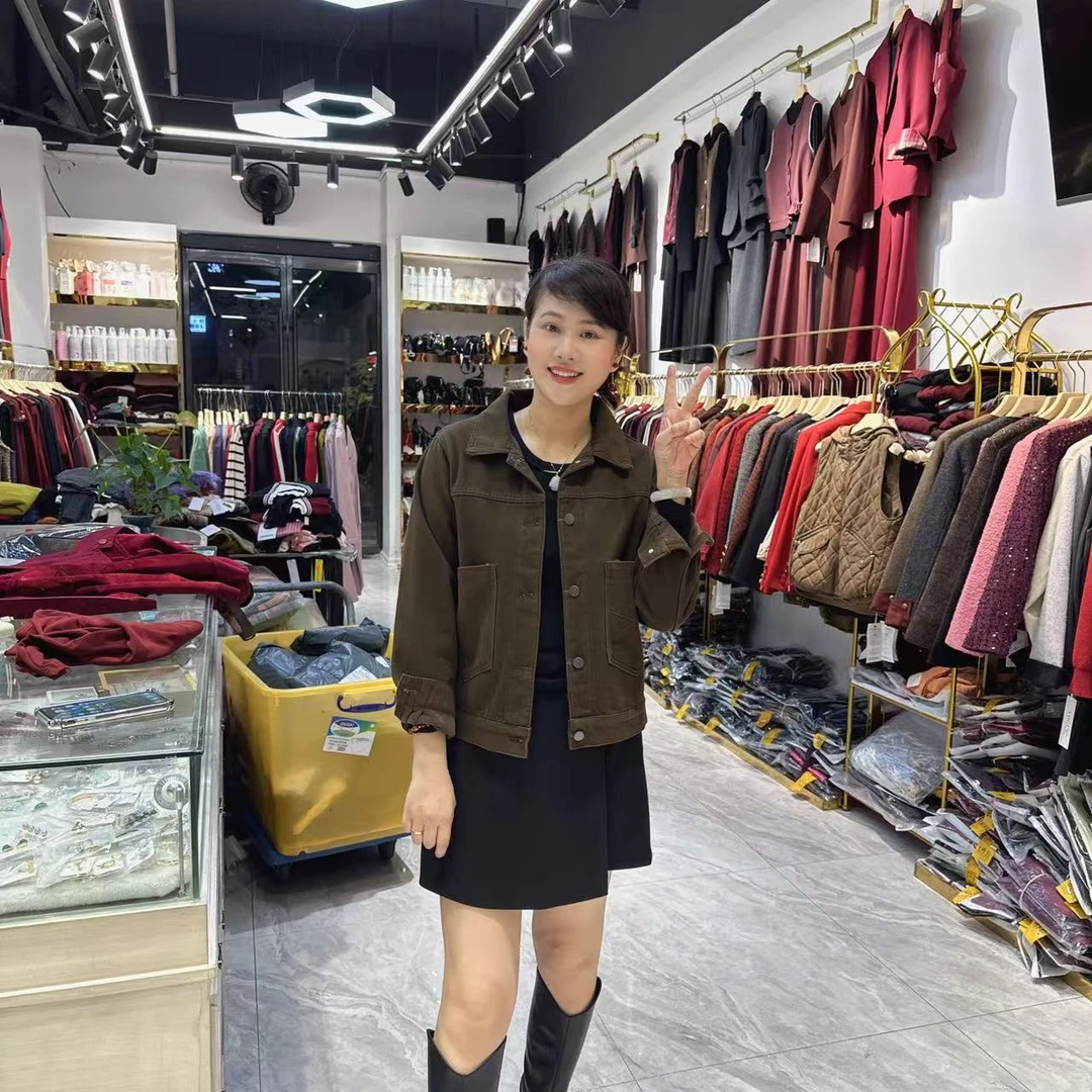 1～8620加绒牛仔外套长60公分