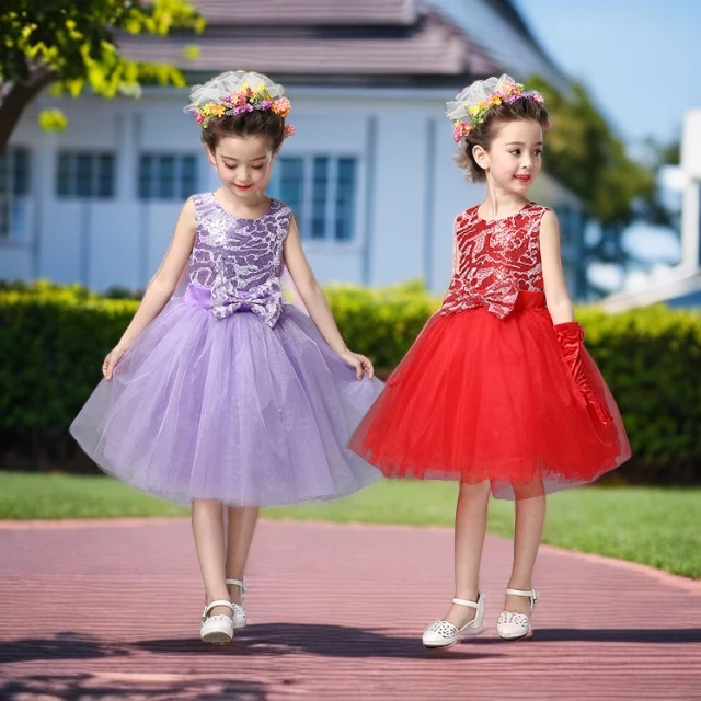 新款儿童短袖演出服中小学生合唱男女童蓬蓬纱裙幼儿园舞蹈表演服